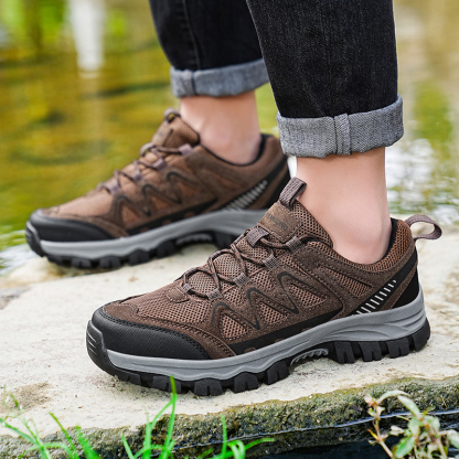 Men’s Athletic Work Shoes – Arch Support, Wide Toe Box, Breathable, Lightweight, Non-Slip, Built for Hiking & Outdoor Use