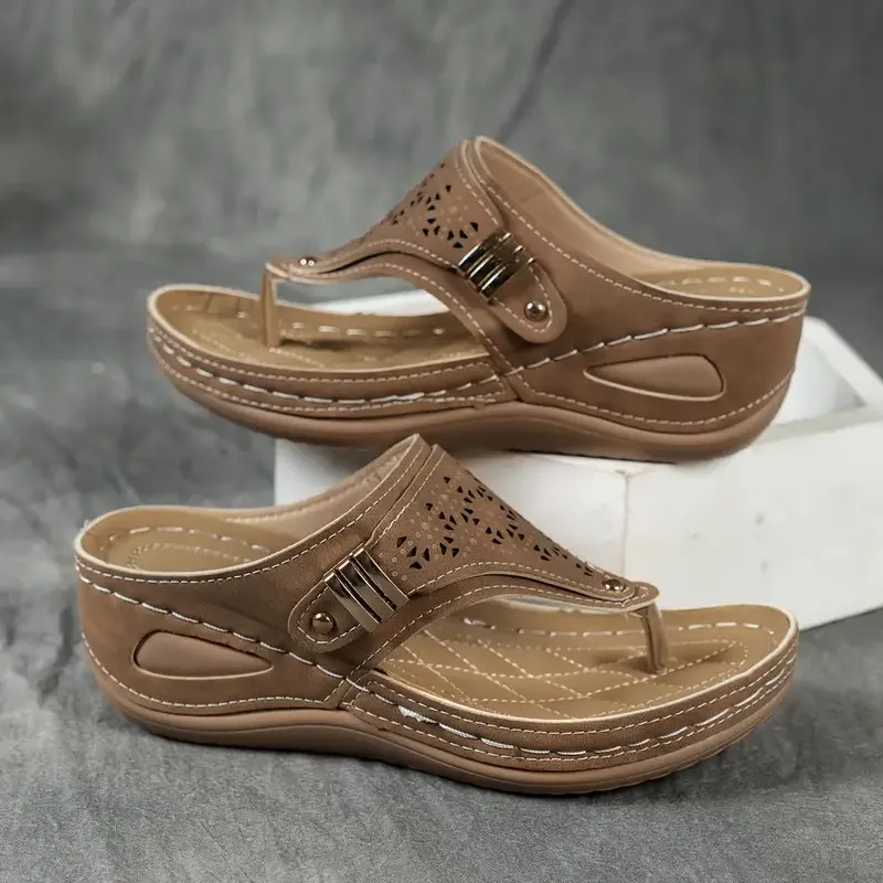 🔥Women's Arch Support Wedge Flip Flops - Buy 2 get free shipping