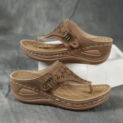 🔥Women's Arch Support Wedge Flip Flops - Buy 2 get free shipping