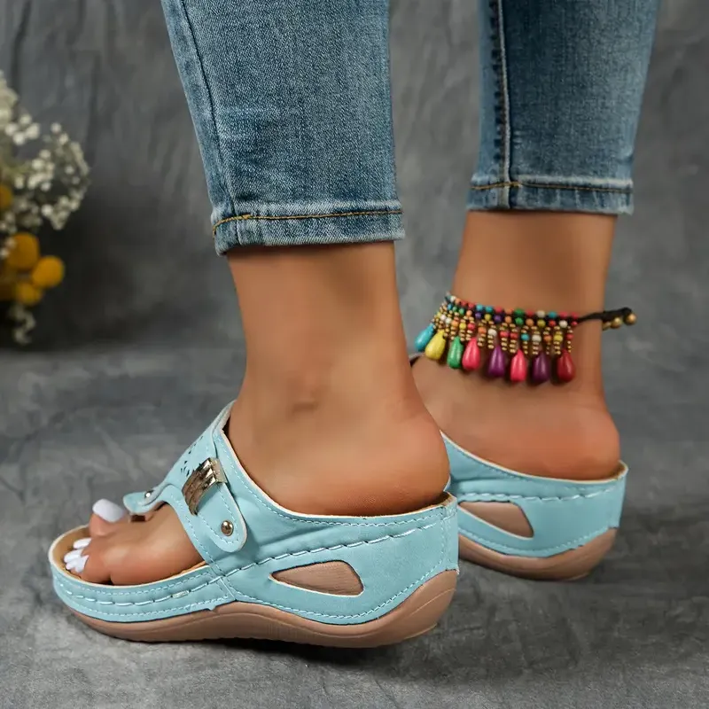 🔥Women's Arch Support Wedge Flip Flops - Buy 2 get free shipping