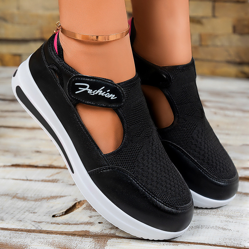 🔥HOT SALE🔥Women's Summer Casual Wedge Thick Sole Velcro Shoes