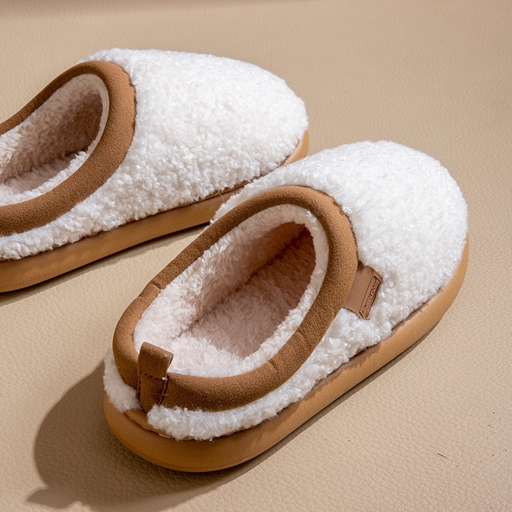 Warm and comfortable cotton slippers for autumn and winter