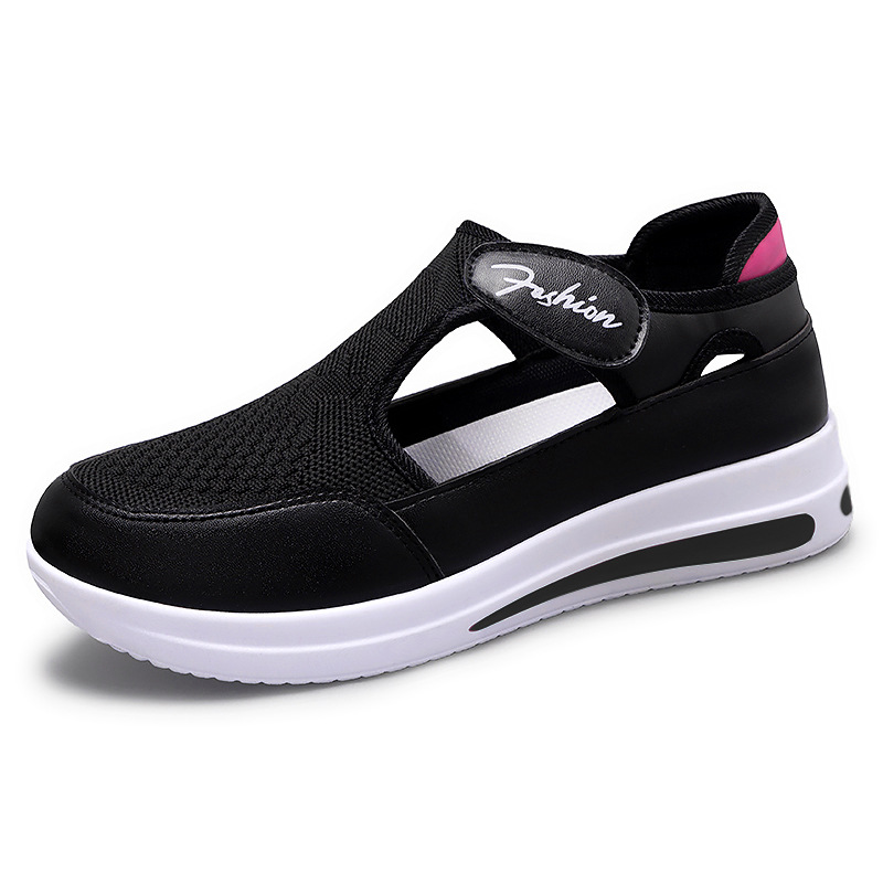🔥HOT SALE🔥Women's Summer Casual Wedge Thick Sole Velcro Shoes