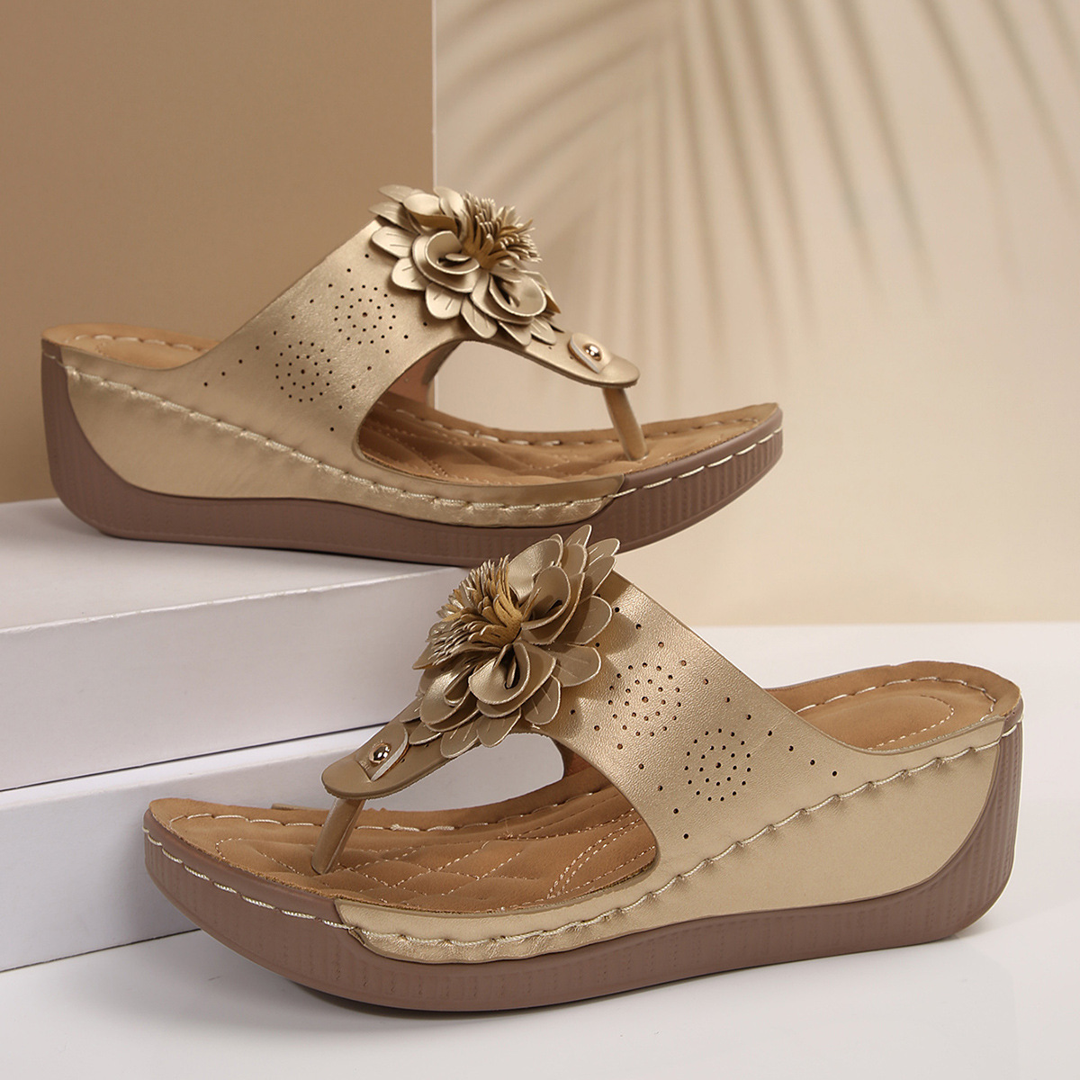 📢🔥Women's Summer Wedge Flip Flops