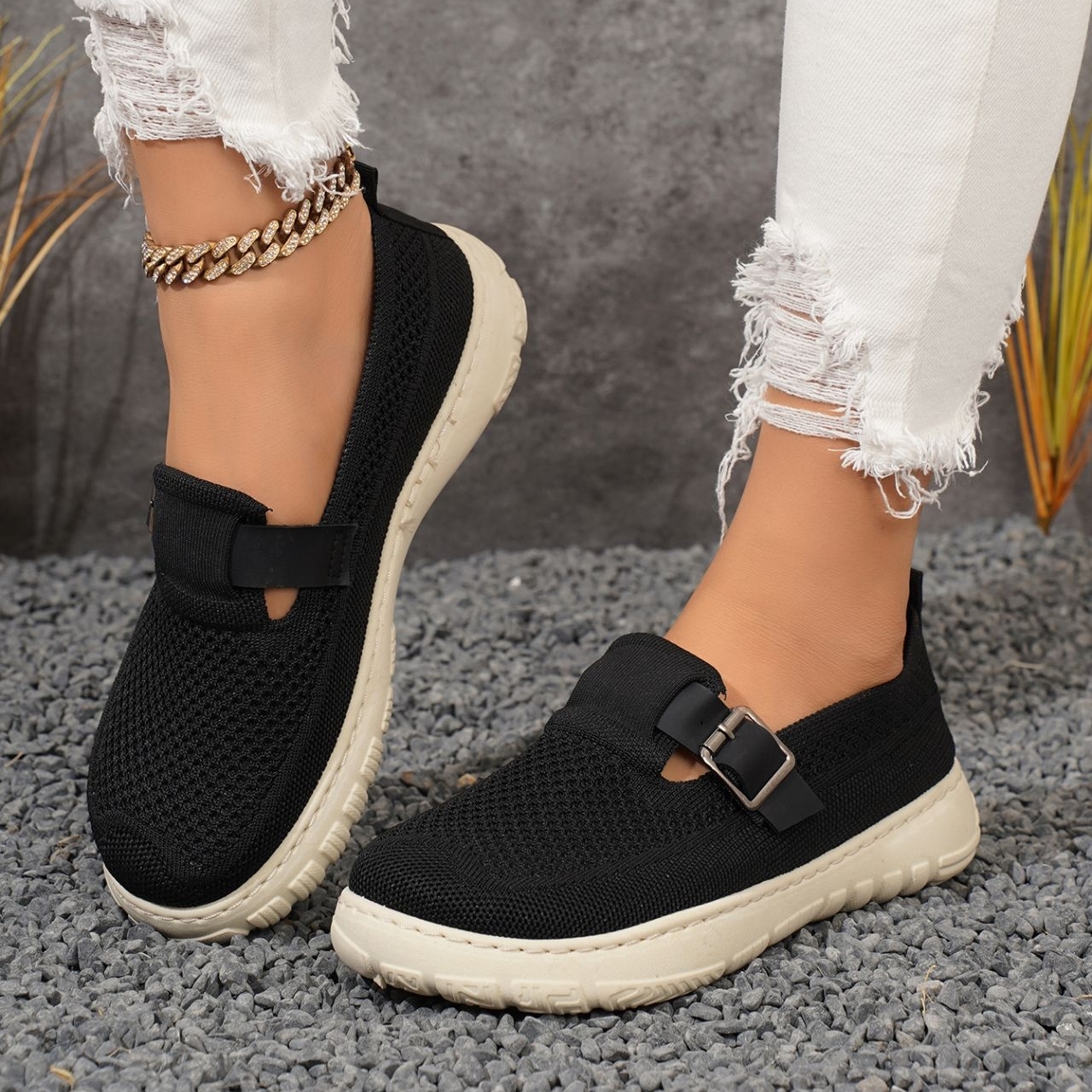 🔥Women's casual breathable slip-on soft-soled orthopedic walking shoes