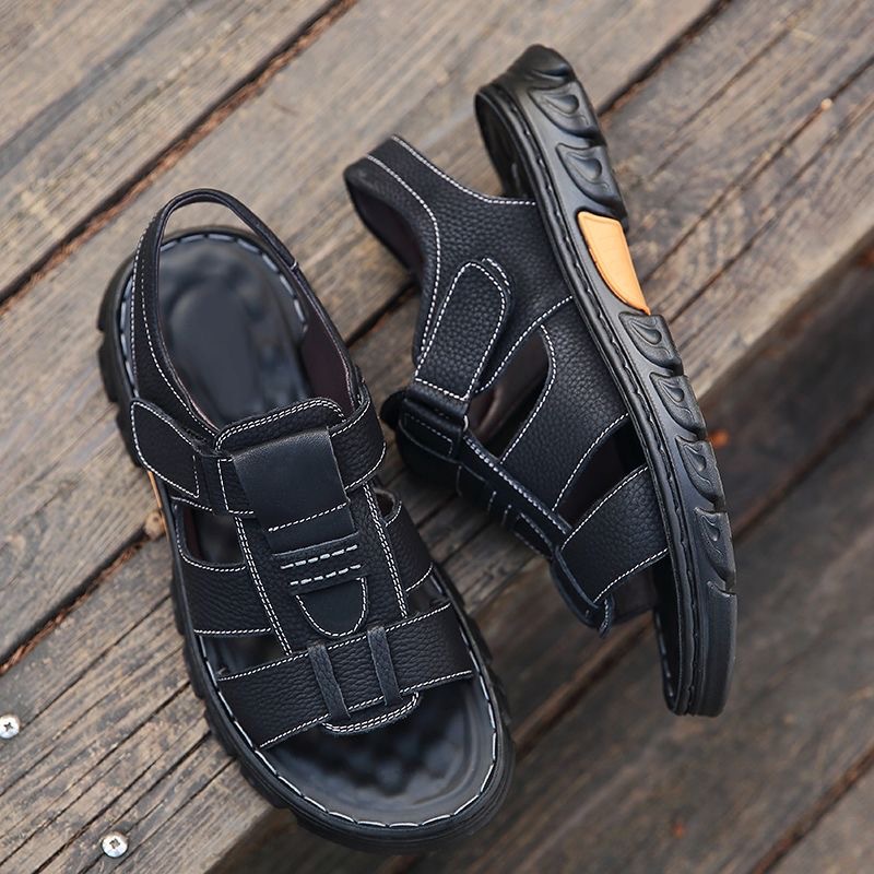 🔥High quality leather casual sandals for men 【Non-slip, foot massage】