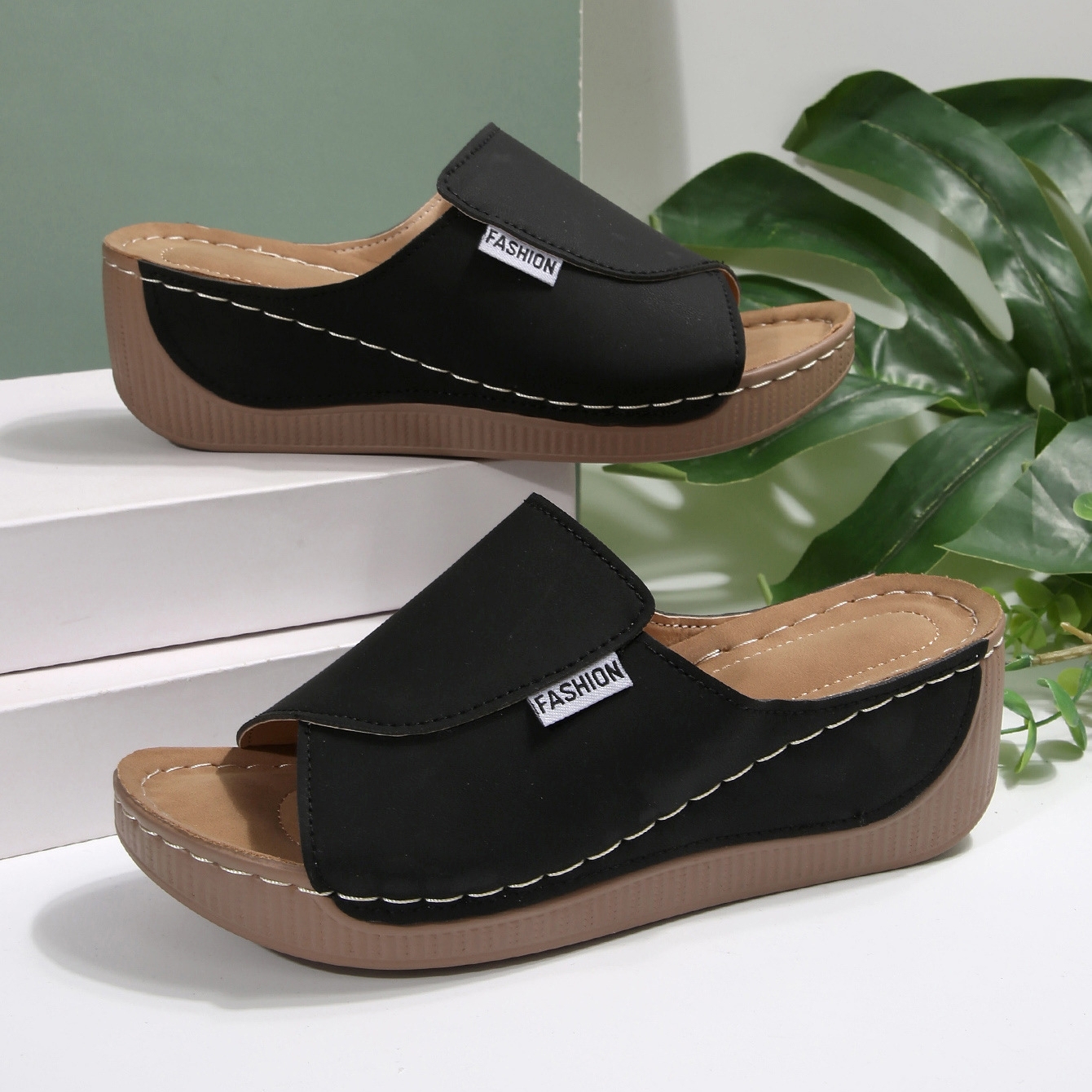 🔥HOT SALE🔥Women's Solid Color Comfortable Arch Support Sandals