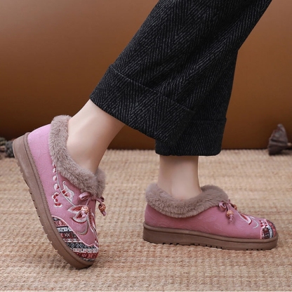 Women's warm and comfortable non-slip cotton shoes