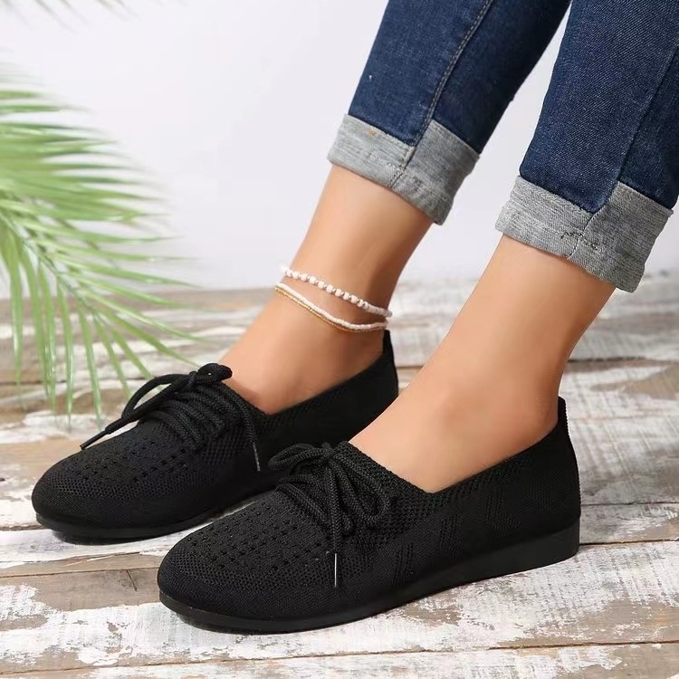 🔥Hot sale🔥Women's summer breathable and lightweight lace-up casual shoes