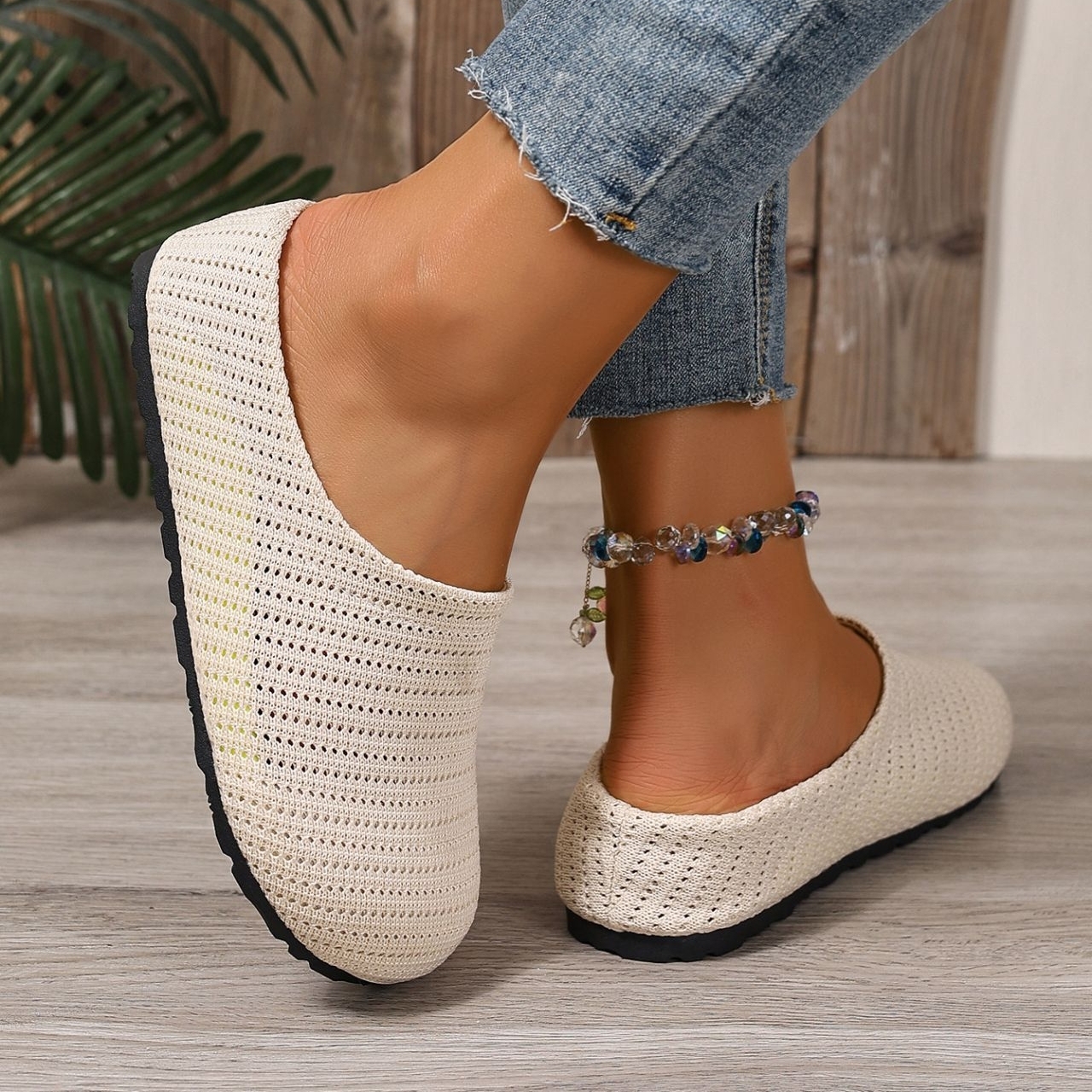 🔥Women's mesh breathable low heel slippers