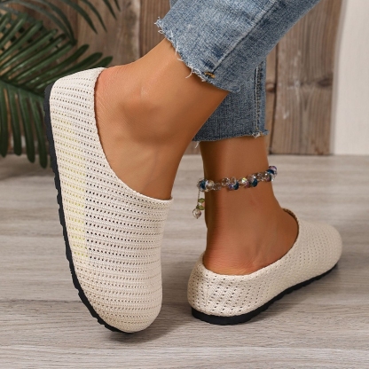 🔥Women's mesh breathable low heel slippers