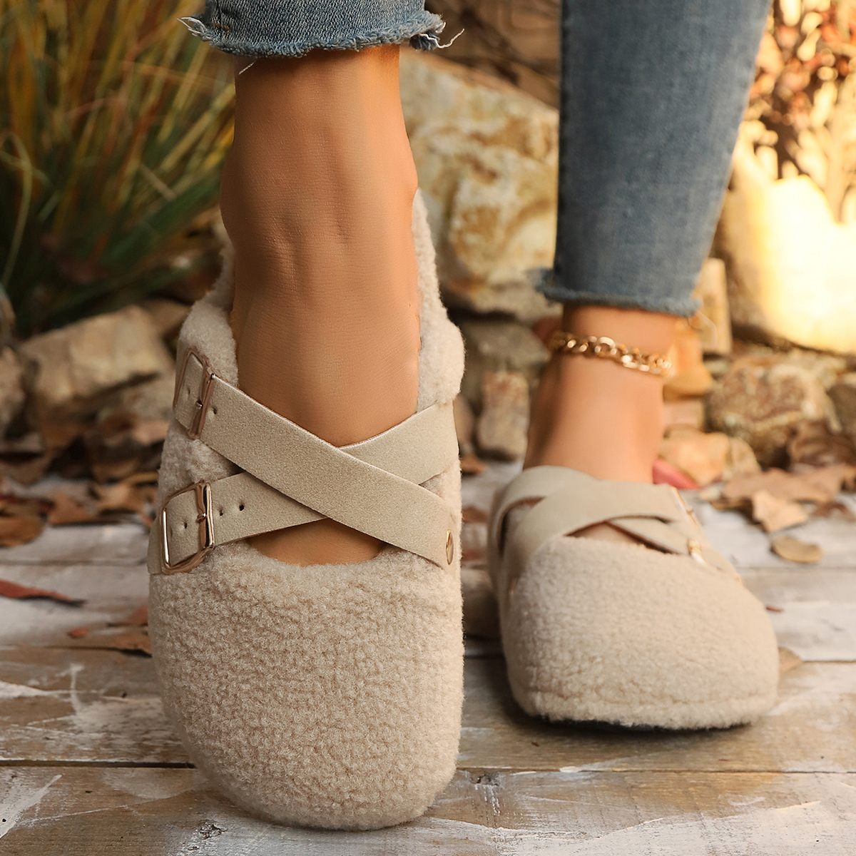 Women's Retro Cotton Slippers