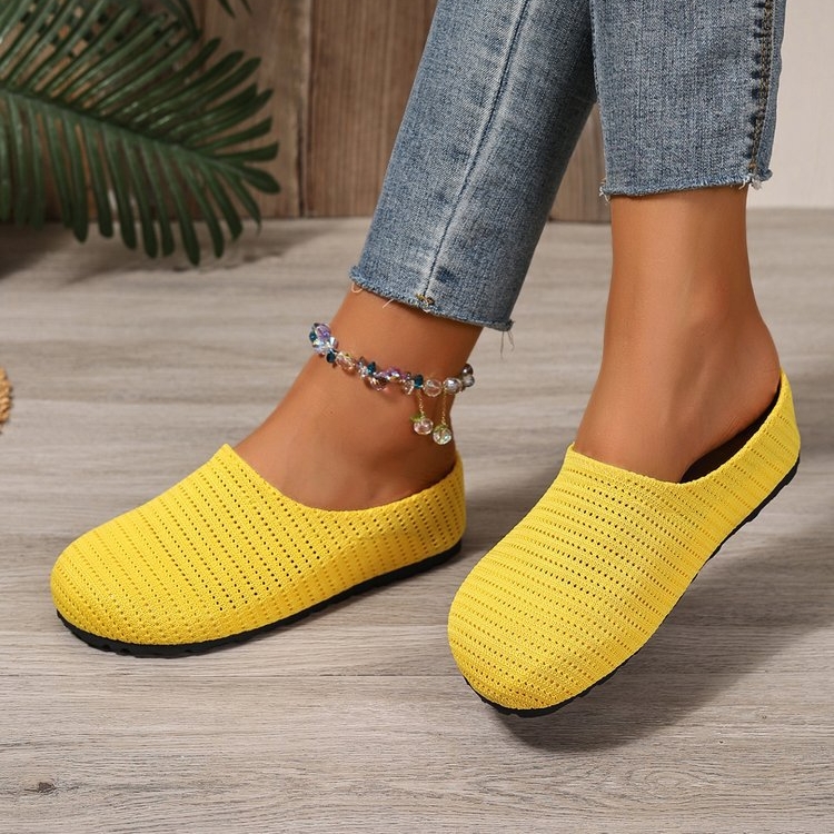 🔥Women's mesh breathable low heel slippers