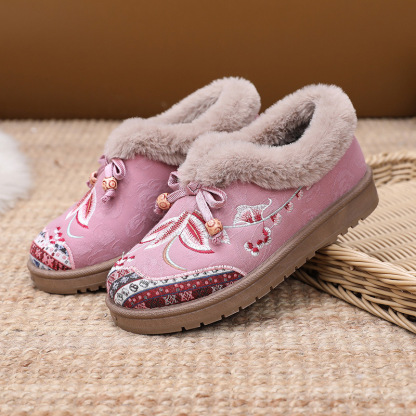 Women's warm and comfortable non-slip cotton shoes