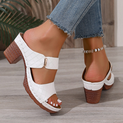 🔥Hot Sale🔥2025 Summer New Fashion High Heel Sandals-BUY 2 FREE SHIPPING