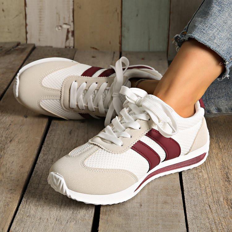 🔥Women's breathable non-slip lace-up sneakers