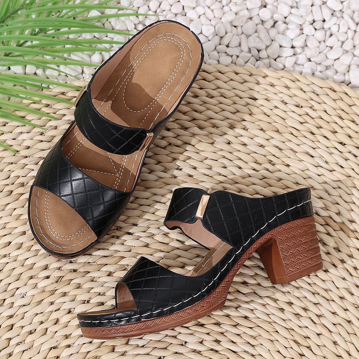 🔥Hot Sale🔥2025 Summer New Fashion High Heel Sandals-BUY 2 FREE SHIPPING