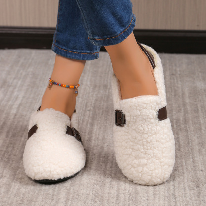 Women's thick warm non-slip cotton shoes