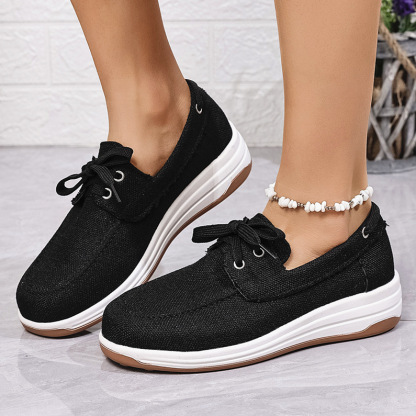 🔥Women's thick-soled casual wedge-heel orthopedic sneakers