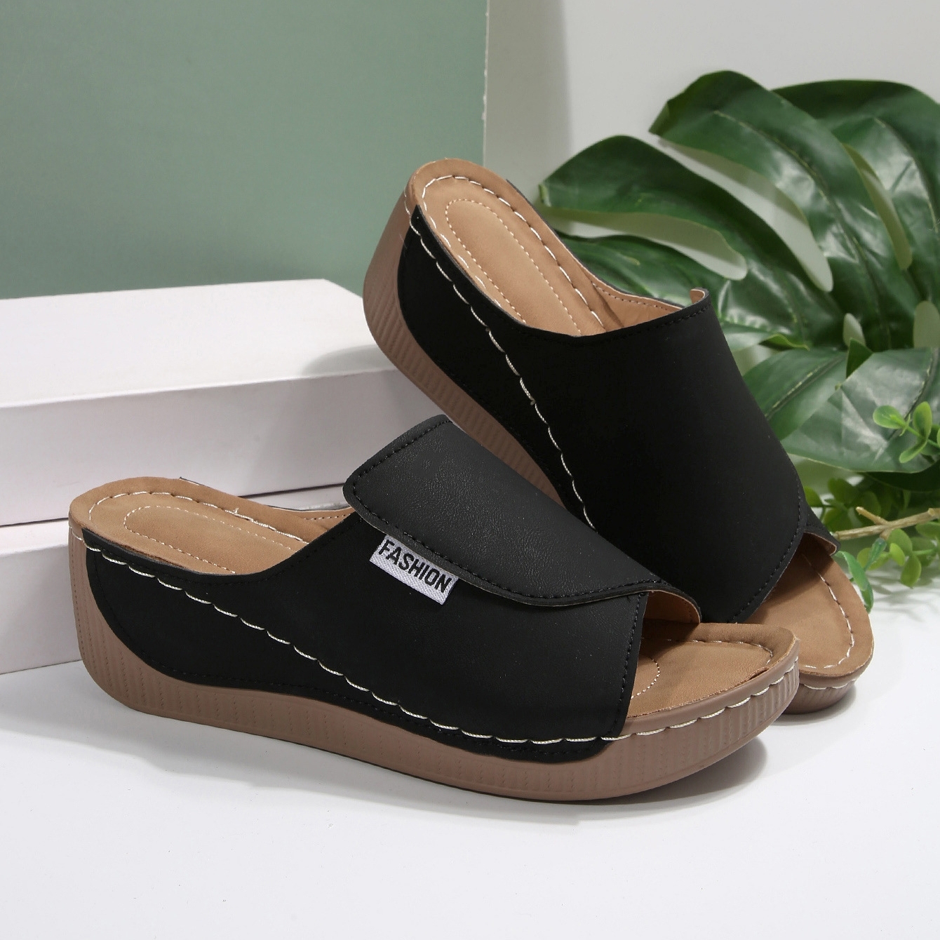 🔥HOT SALE🔥Women's Solid Color Comfortable Arch Support Sandals