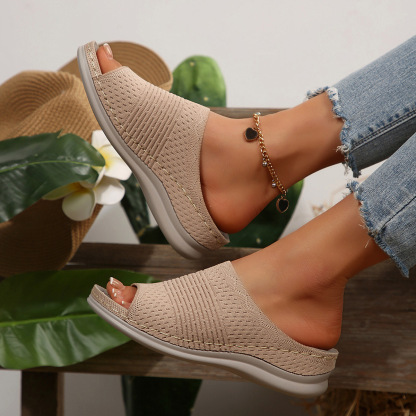 🔥Hot Sale🔥Women's Breathable Fabric Wedge Sandals - Lightweight and Stylish - Free Shipping for Two Pairs