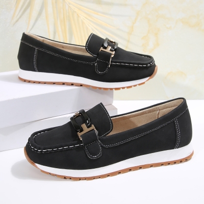 Women's thick-soled comfortable non-slip loafers