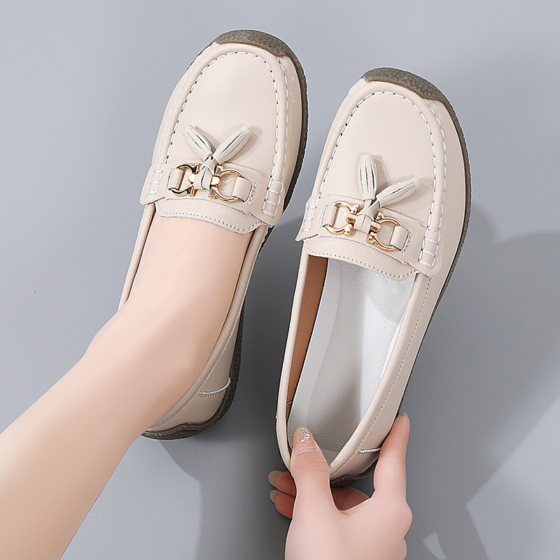 🔥Hot Sale🔥Women's Summer Soft Sole Breathable Comfortable Leather Shoes - Buy 2 Pairs Free Shipping