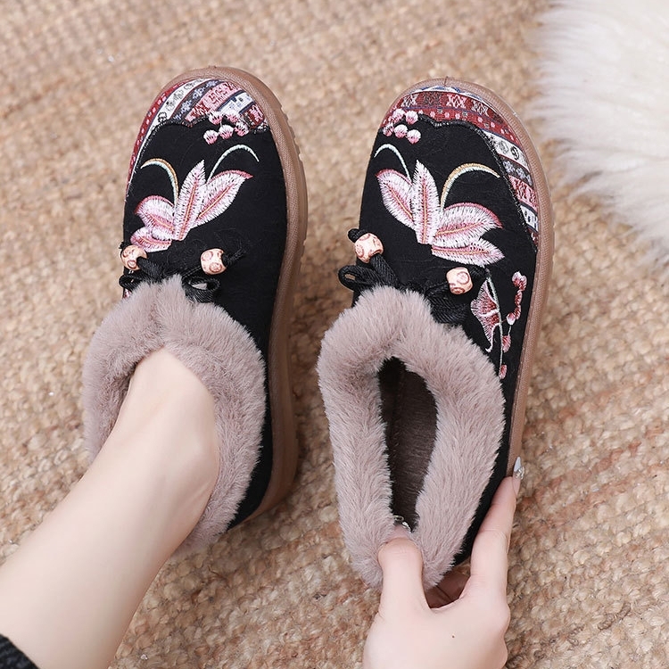 Women's warm and comfortable non-slip cotton shoes
