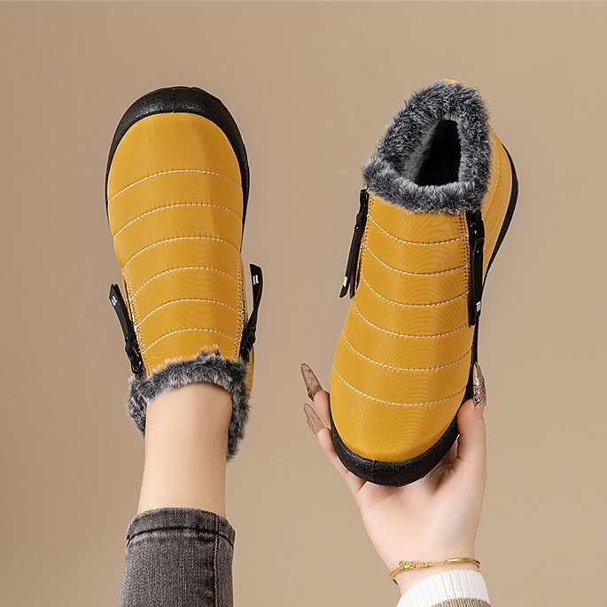 Women's/Men's Waterproof Warm Side Zipper Winter Boots
