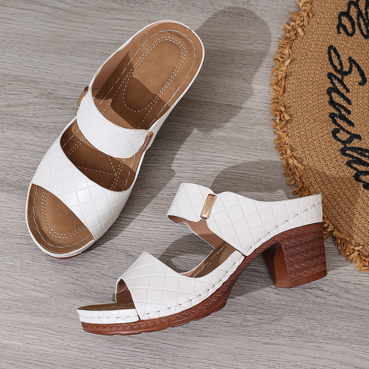 🔥Hot Sale🔥2025 Summer New Fashion High Heel Sandals-BUY 2 FREE SHIPPING