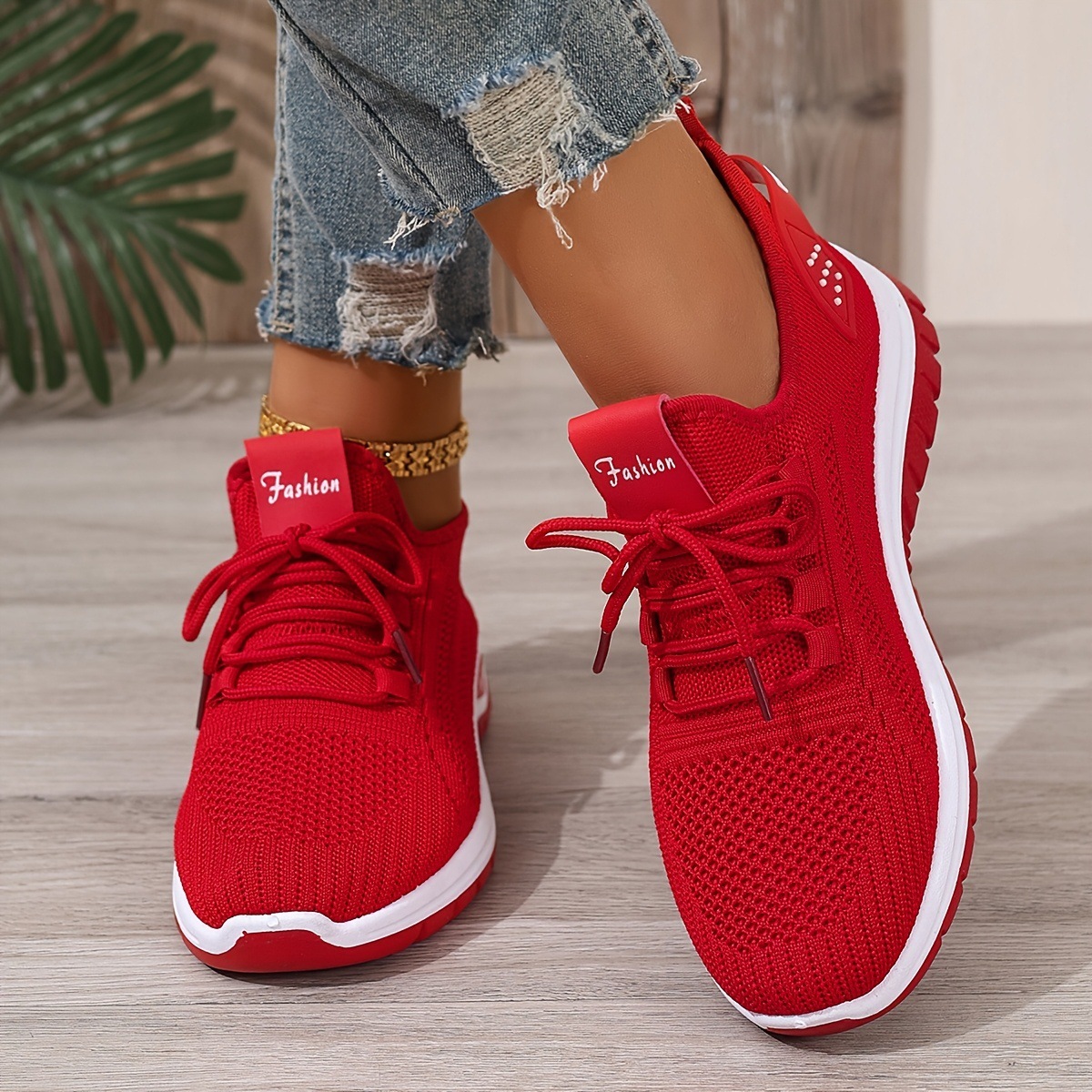 Women's Mesh Breathable Lightweight Orhtopedic Sneakers