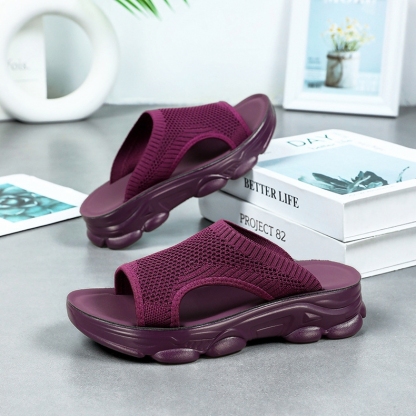 🔥Hot Sale🔥Women's new summer thick-soled slippers (Free Shipping for Two Pairs）
