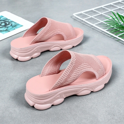 🔥Hot Sale🔥Women's new summer thick-soled slippers (Free Shipping for Two Pairs）