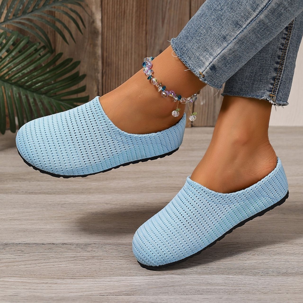 🔥Women's mesh breathable low heel slippers