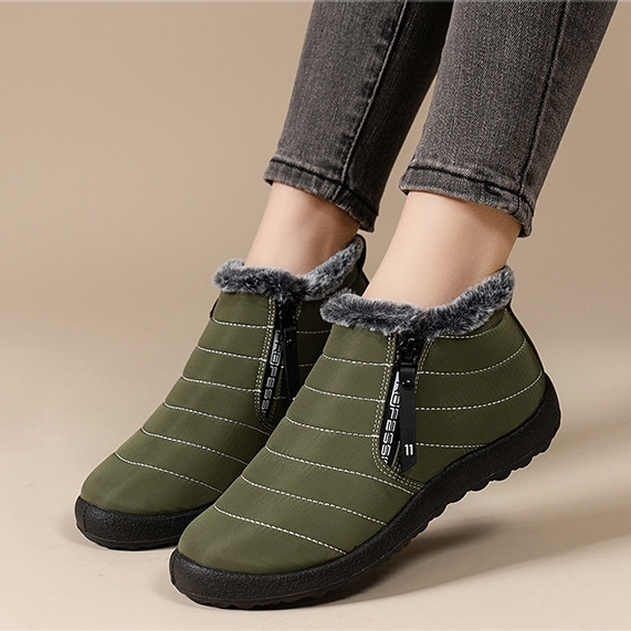 Women's/Men's Waterproof Warm Side Zipper Winter Boots