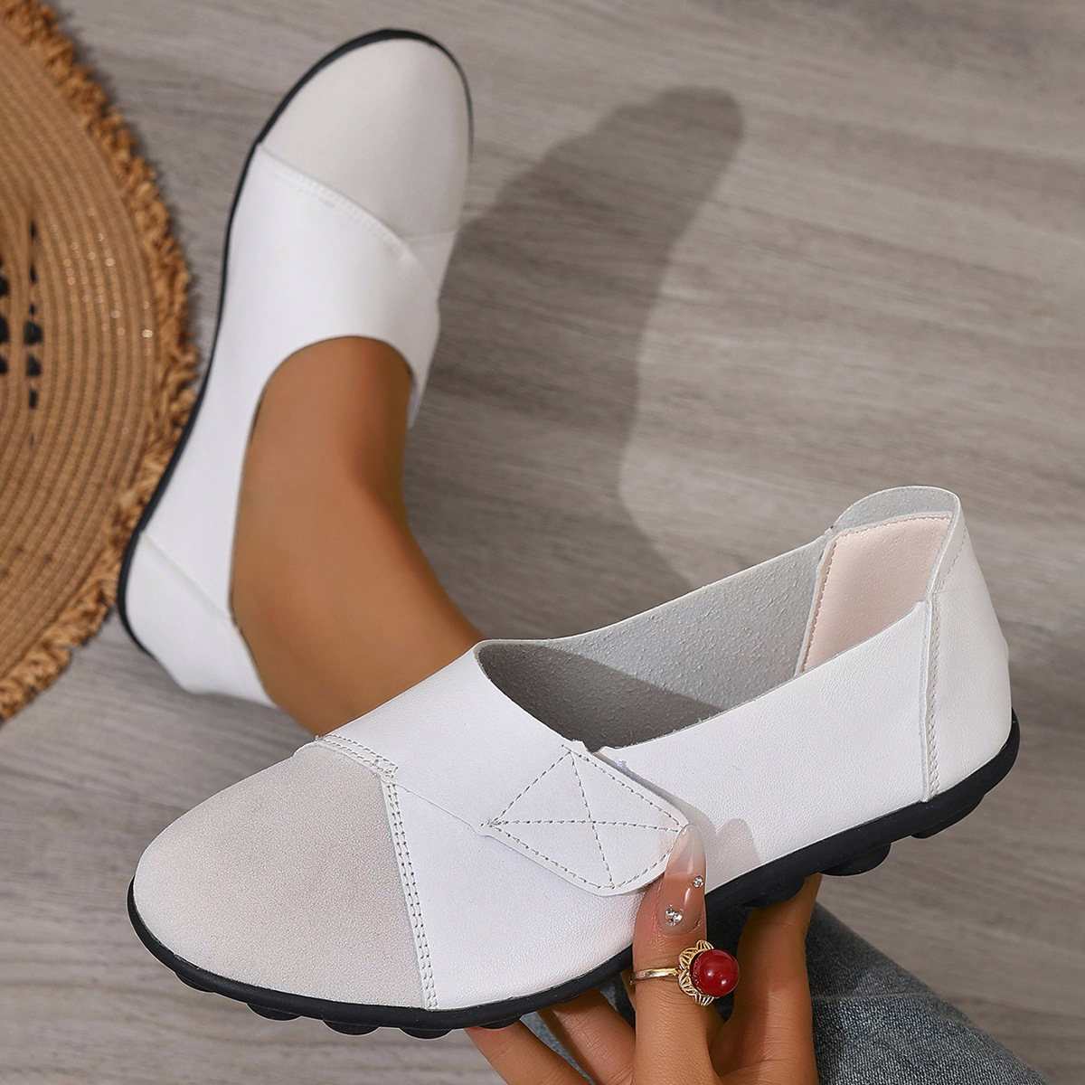 Women's genuine leather comfortable casual shoes