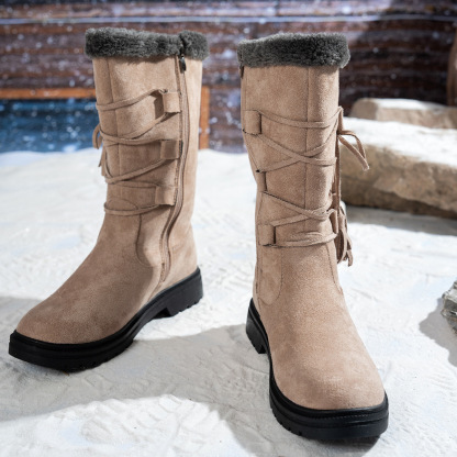 ⏳Limited-time 50% off⏰Women's Mid Calf Winter Boots👢