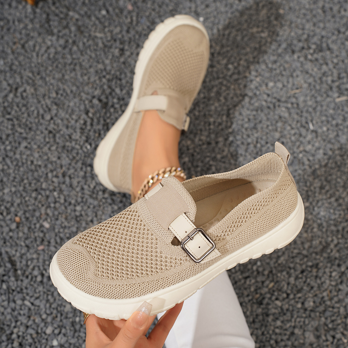 🔥Women's casual breathable slip-on soft-soled orthopedic walking shoes