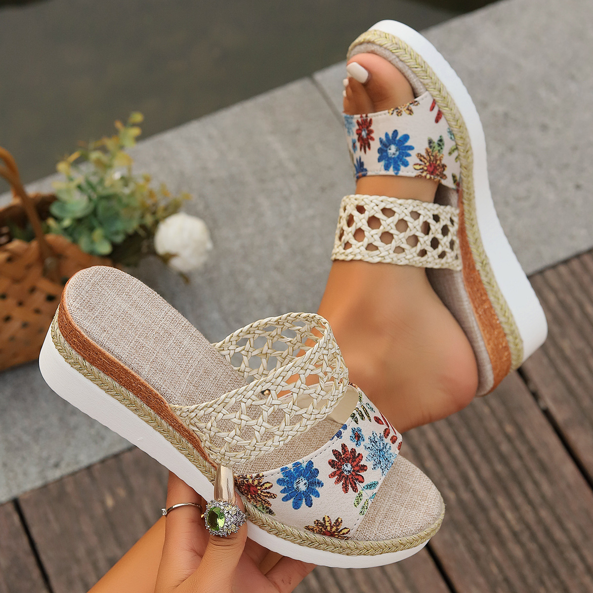 🔥🔥Hot Sale🔥🔥Women's Summer Wedge Sandals