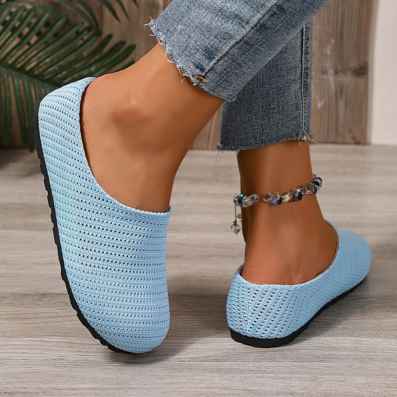 🔥Women's mesh breathable low heel slippers