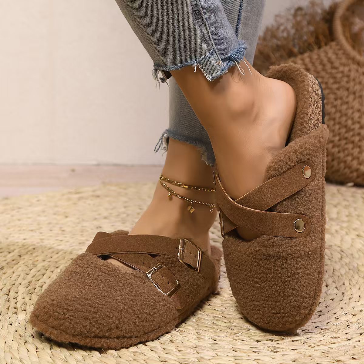 Women's Retro Cotton Slippers