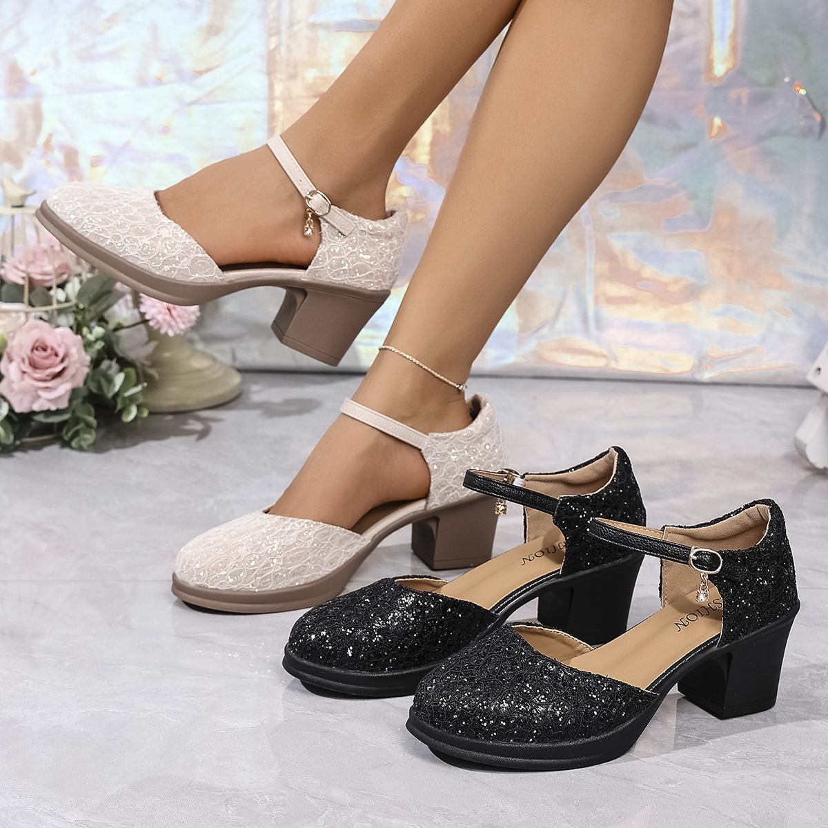 🔥Women's Buckle High Heel Sandals🔥Buy 2 Get Free Shipping