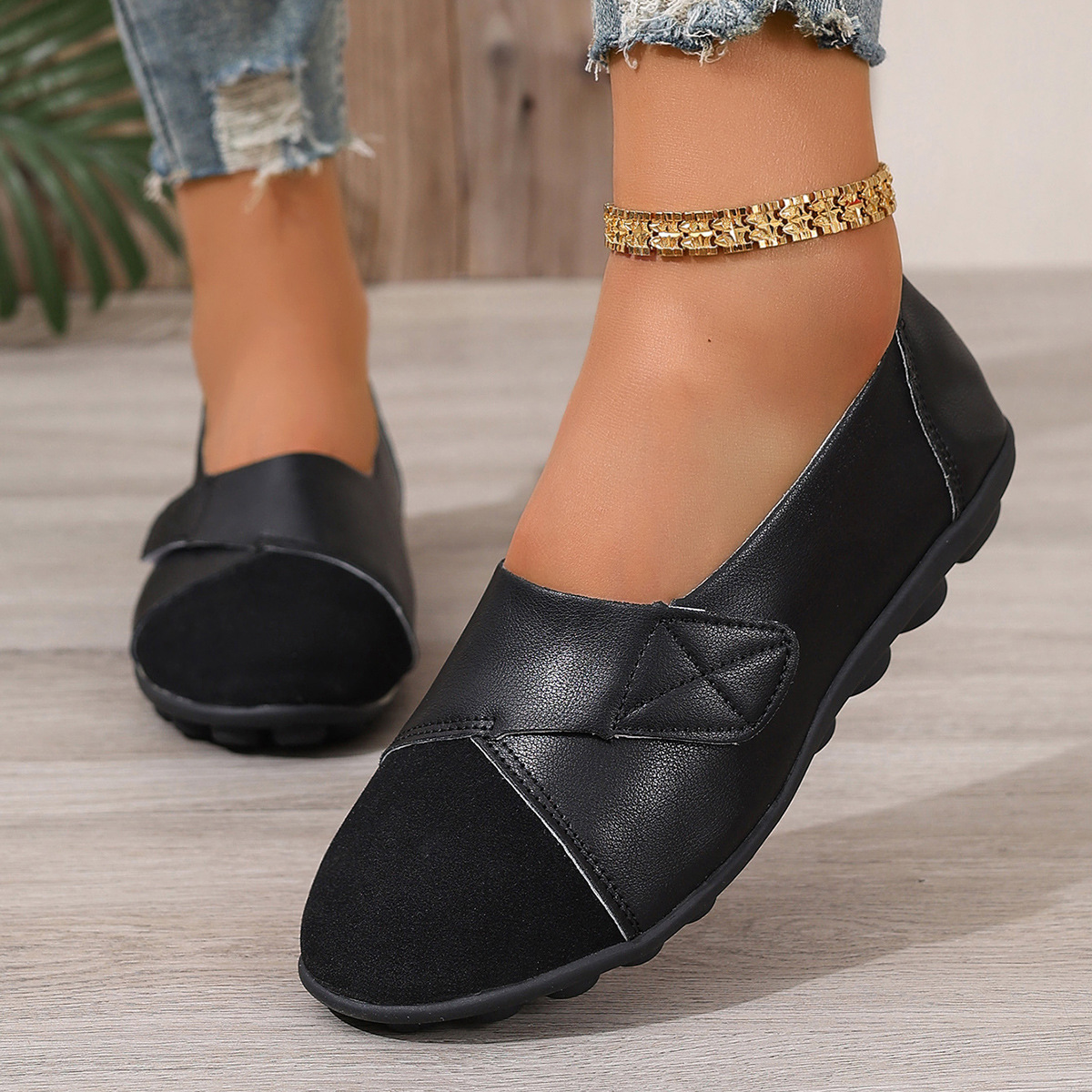 Women's genuine leather comfortable casual shoes