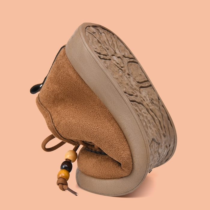 🔥Women's fleece-lined slip-on cotton shoes