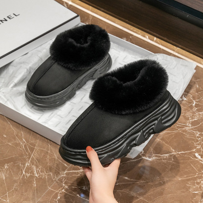 women's warm thick-soled cotton boots