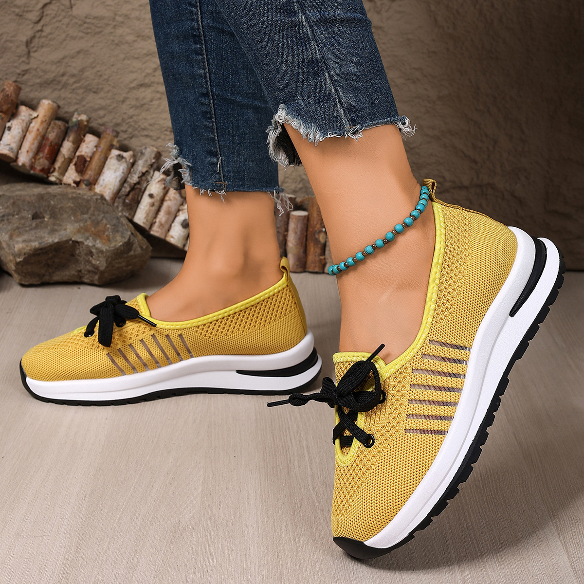 🔥HOT SALE🔥Women's casual breathable thick-soled sneakers