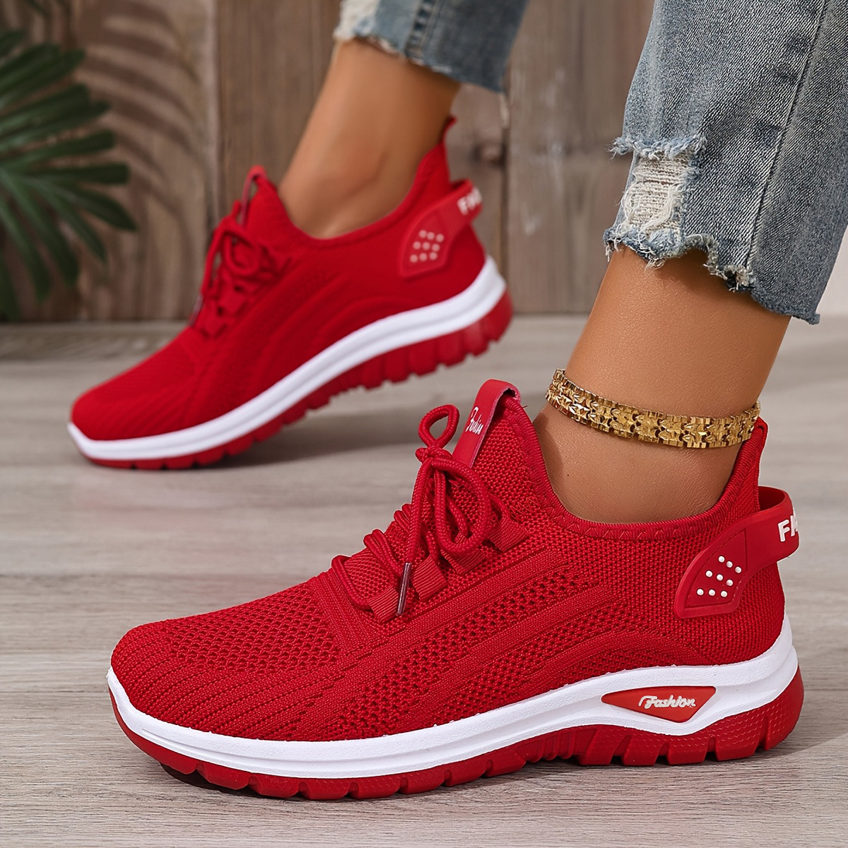 Women's Mesh Breathable Lightweight Orhtopedic Sneakers