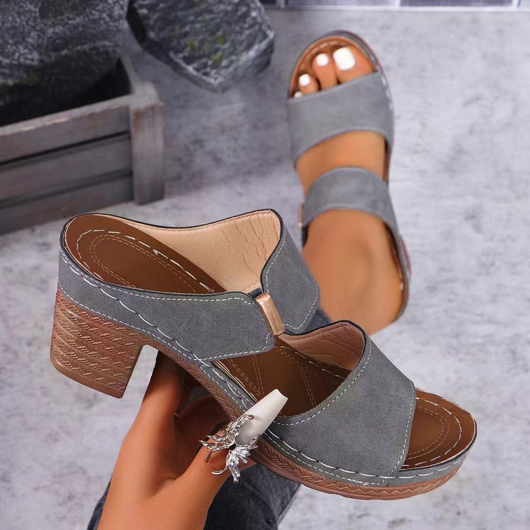 🔥Hot Sale🔥2025 Summer New Fashion High Heel Sandals-BUY 2 FREE SHIPPING