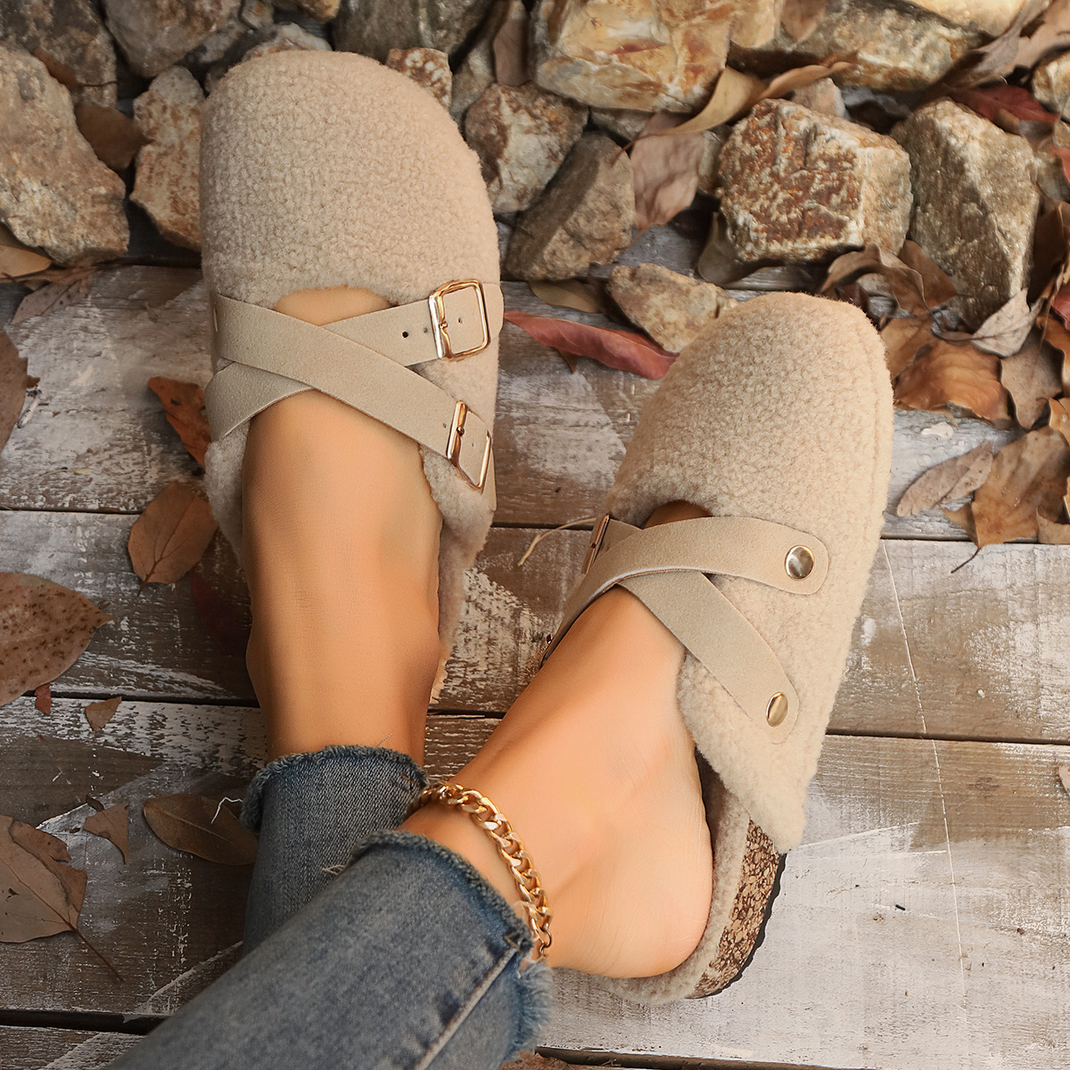 Women's Retro Cotton Slippers