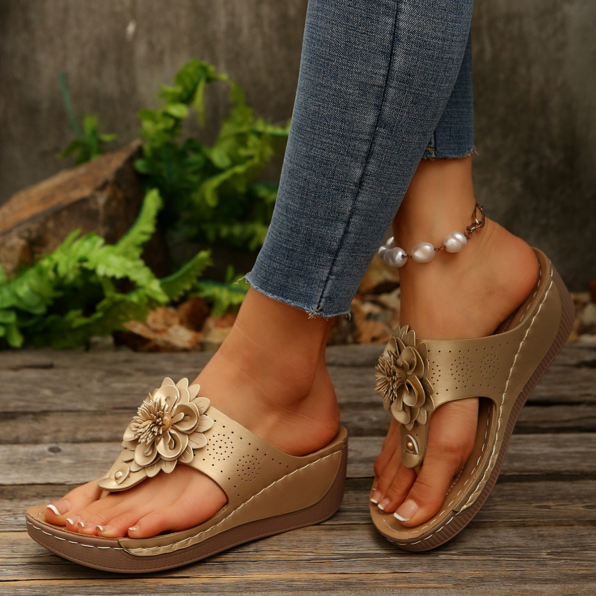 📢🔥Women's Summer Wedge Flip Flops